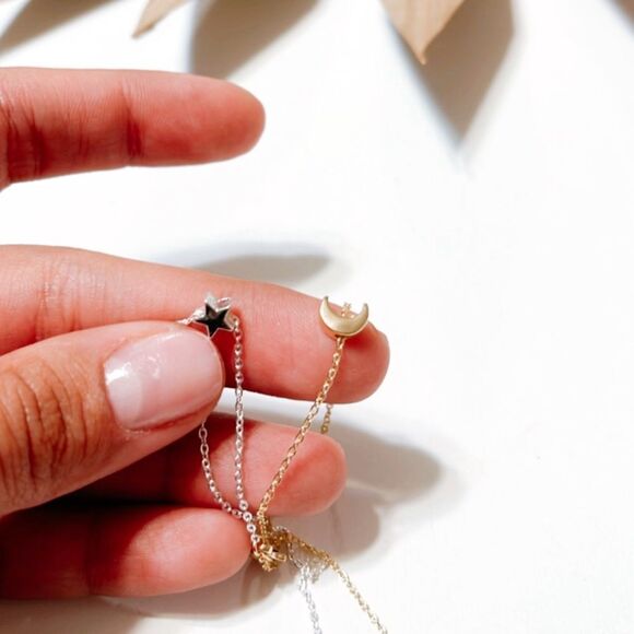 Boho charm anklet S571 - Picture 3 of 3